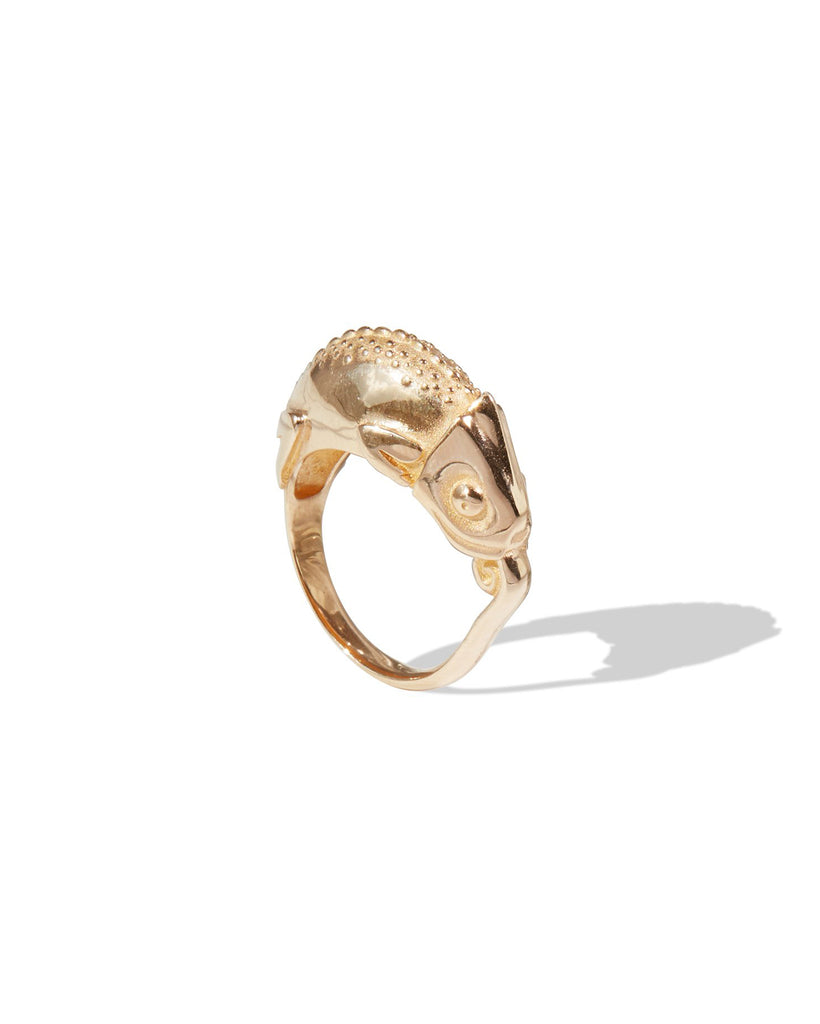 Bronze Chameleon Ring 