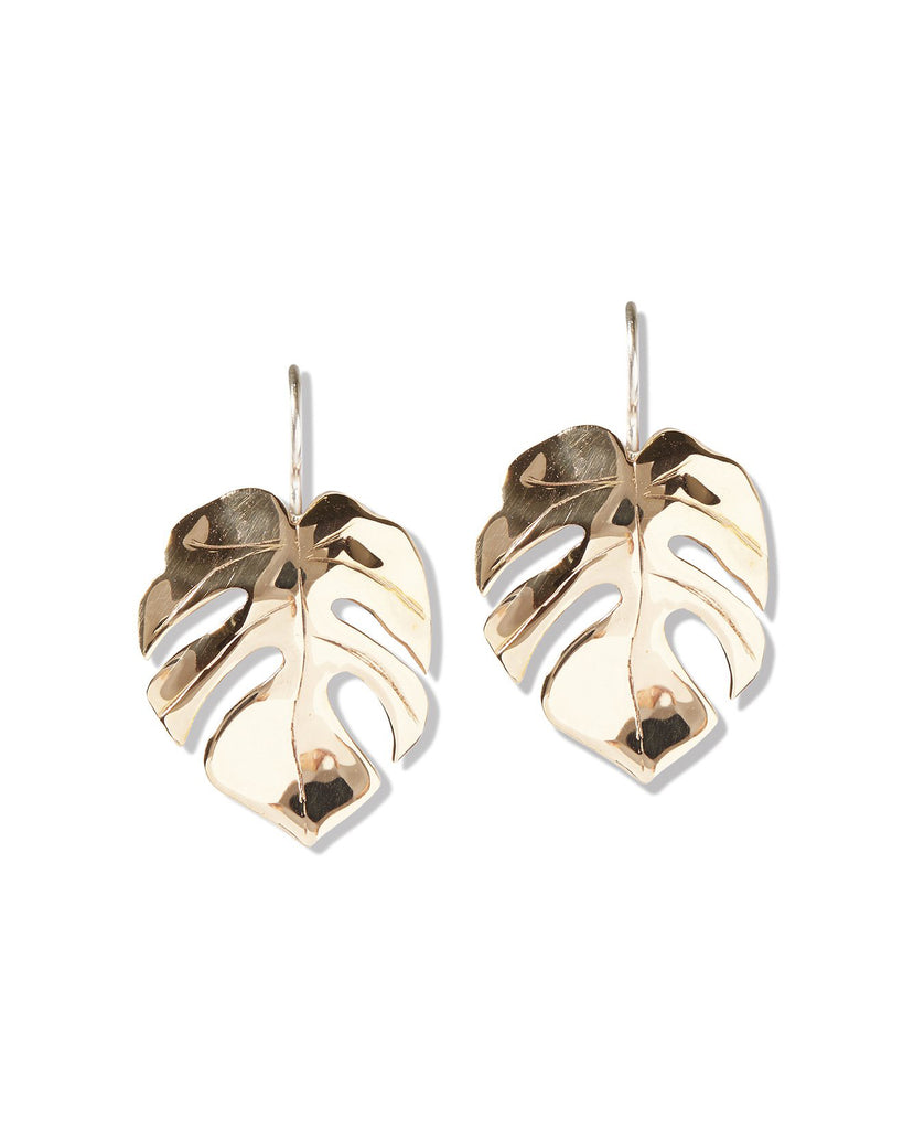 Bronze Delicious Monster 1 earrings with Sterling Silver Shepherd's hooks
